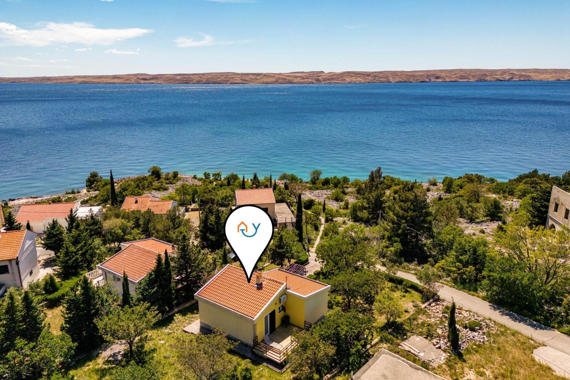 Beachfront House Nada - Happy Rentals Karlobag Kültér fotó